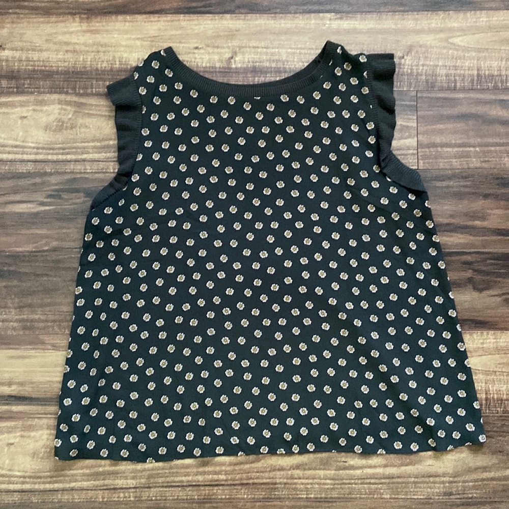 Floral Mixed Media Top